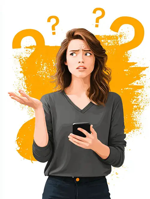 A customer with questions